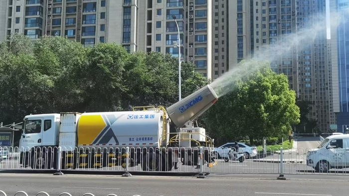 徐工多功能抑塵車(chē)，助力家鄉(xiāng)徐州環(huán)境，更“凈”一步！